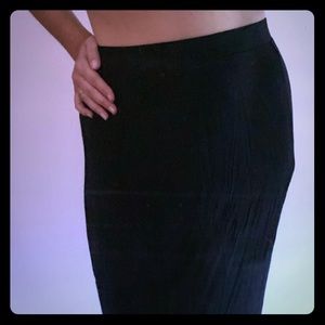 Ankle length black skirt. H & M
